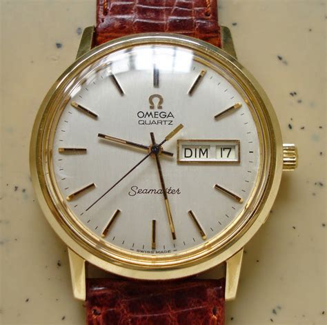 omega quartz watch vintage.